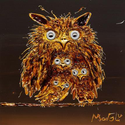 Painting RADIATUS by Moogly | Painting Raw art Acrylic, Pigments, Resin Animals
