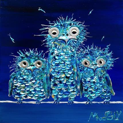 Painting MÉDIATUS by Moogly | Painting Raw art Acrylic, Pigments, Resin Animals
