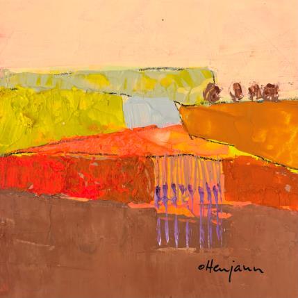 Peinture Chaleur silencieuse 2 par Ottenjann Andrea | Tableau Abstrait Acrylique Paysages