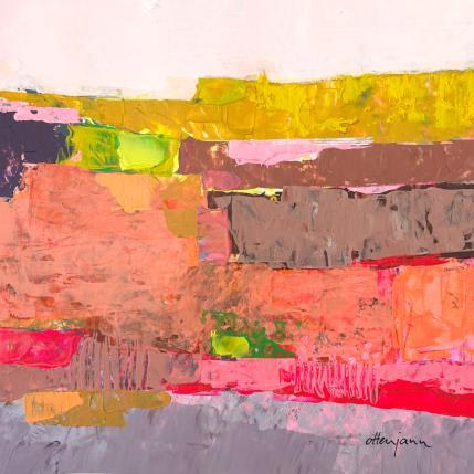 Painting Rythme de la nature 4 by Ottenjann Andrea | Painting Abstract Acrylic Landscapes