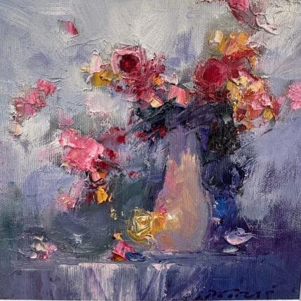 Peinture ENCHANTING ROSES par Petras Ivica | Tableau Figuratif Huile Paysages