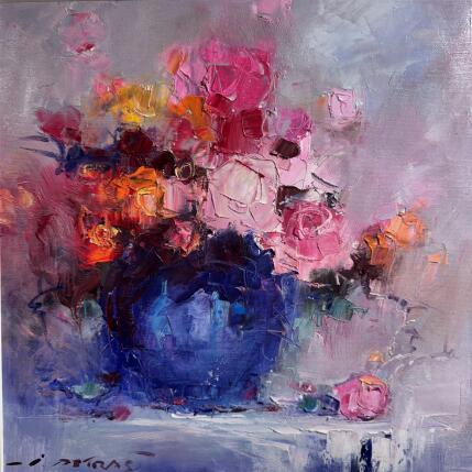 Painting FLORAL SYMPHONY by Petras Ivica | Painting Figurative Oil Landscapes