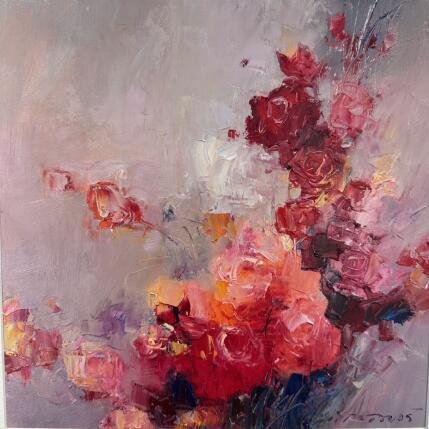 Peinture ROSES THAT NEVER DIE  par Petras Ivica | Tableau Figuratif Huile Paysages