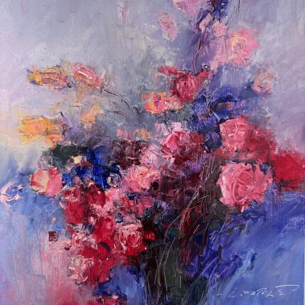 Peinture LOVE IN FULL BLOOM par Petras Ivica | Tableau Figuratif Huile Paysages