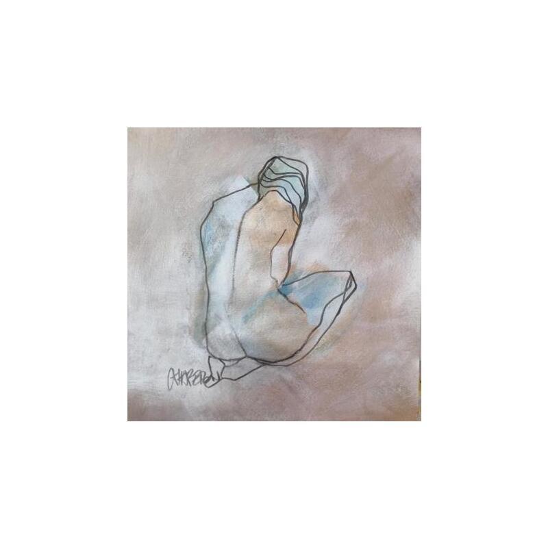 Painting Sensibilité by Chaperon Martine | Painting Figurative Acrylic Nude