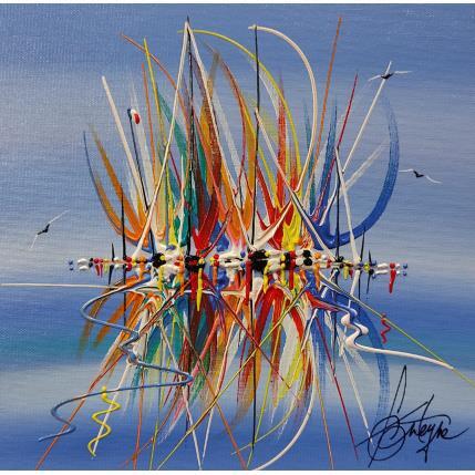 Peinture Bleu Céleste par Fonteyne David | Tableau Figuratif Acrylique Marine