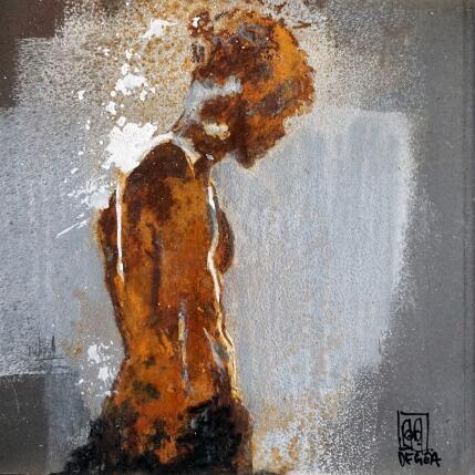 Painting Souffle intérieur by De Géa Olivier  | Painting Figurative Metal Nude