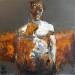 Painting Ombres et lumière by De Géa Olivier  | Painting Figurative Nude Metal
