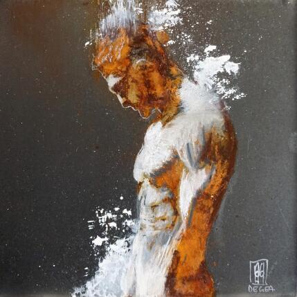 Painting Touches de lumière by De Géa Olivier  | Painting Figurative Metal Nude, Pop icons