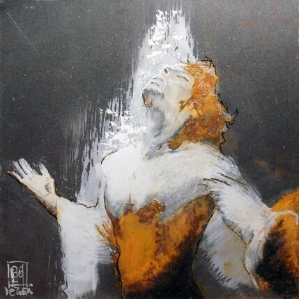 Painting Là ou nait la lumière by De Géa Olivier  | Painting Figurative Metal Nude, Pop icons