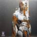 Painting Résilience by De Géa Olivier  | Painting Figurative Nude Metal