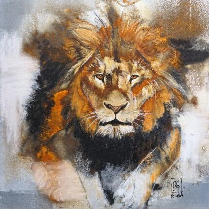Painting Etre le roi by De Géa Olivier  | Painting Figurative Metal Animals