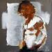 Painting Je t'attends by De Géa Olivier  | Painting Figurative Nude Metal