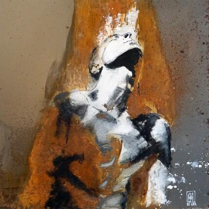 Painting Figures de lumière by De Géa Olivier  | Painting Figurative Metal Nude
