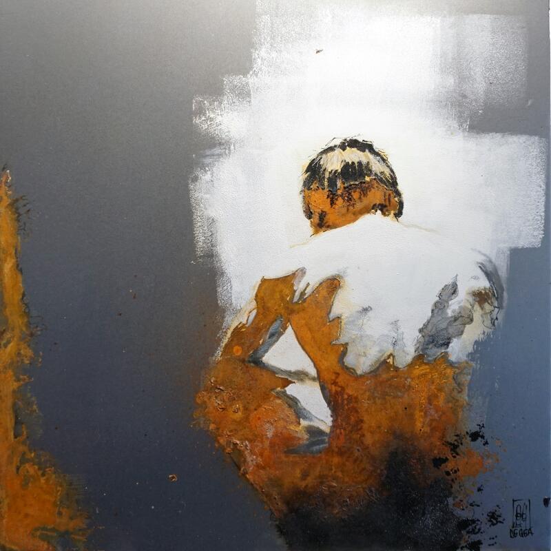 Painting Illusion by De Géa Olivier  | Painting Figurative Metal Nude