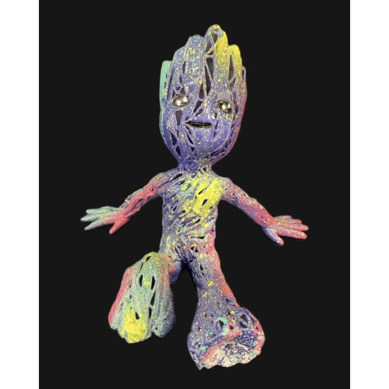 Sculpture Galaxy Groot Sunbath by Mikhel Julien | Sculpture Pop-art Graffiti, Resin