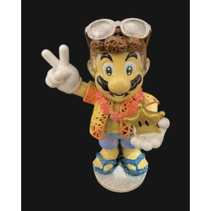 Sculpture Néon Mario Beach by Mikhel Julien | Sculpture Pop-art Graffiti, Resin