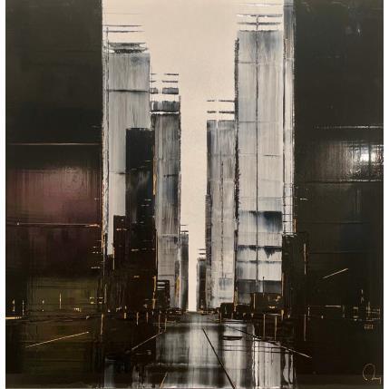 Painting Jungle by Rey Julien | Painting Figurative Gold leaf