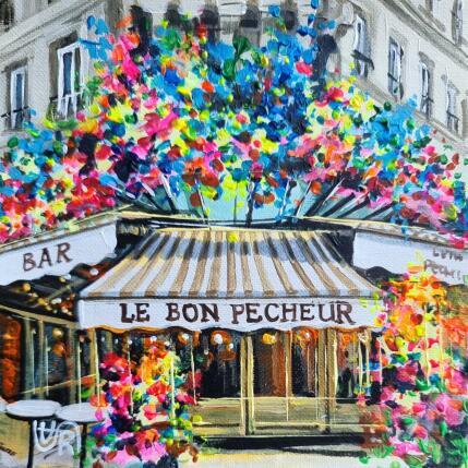 Painting  Le bon Pecheur by Rasa | Painting Figurative Acrylic Urban