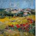 Painting De nouveau le Printemps by Vaudron | Painting Figurative Landscapes Gouache