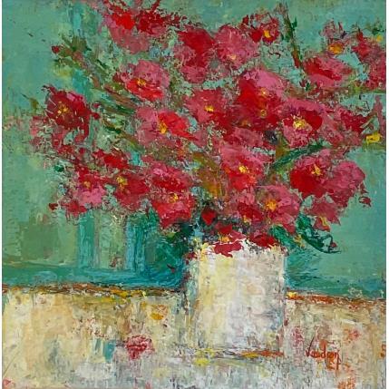 Painting Le Pommier du Japon de Vassily by Vaudron | Painting Figurative Gouache Landscapes