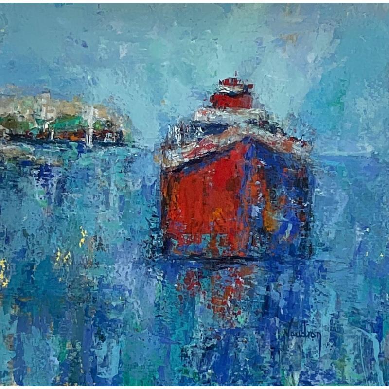 Painting Le Cargot by Vaudron | Painting Figurative Gouache Landscapes