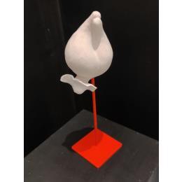 Sculpture Justine by Silve Aude | Sculpture Figurative Acrylic Minimalist, Nude