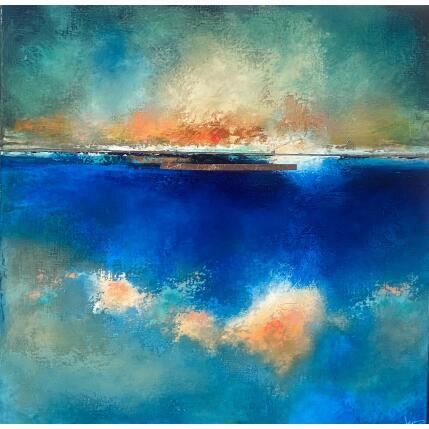 Painting Abstraction # 3356 by Hévin Christian | Painting Abstract Acrylic, Oil, Pastel Minimalist