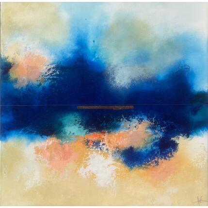 Painting Abstraction # 3608 by Hévin Christian | Painting Abstract Acrylic, Oil, Pastel Minimalist