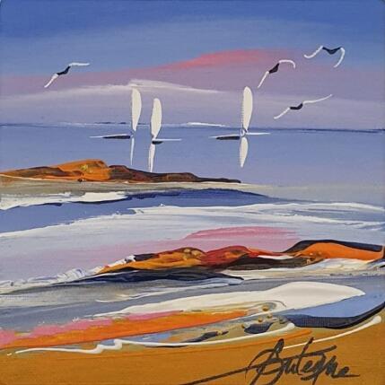 Painting L'eau à nos pieds by Fonteyne David | Painting Figurative Acrylic