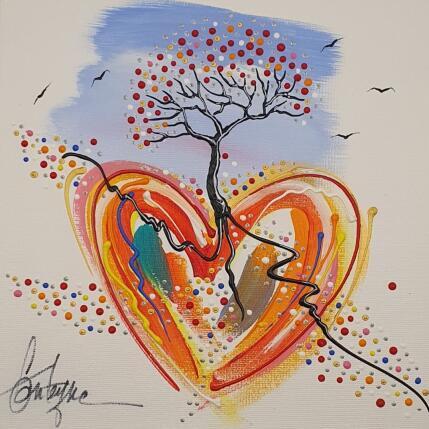 Painting Oui je t'aime by Fonteyne David | Painting Figurative Acrylic Pop icons