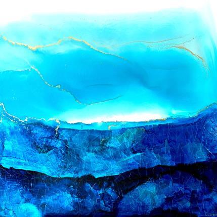 Painting Poésie marine by Depaire Silvia | Painting Abstract Acrylic Landscapes, Marine, Minimalist