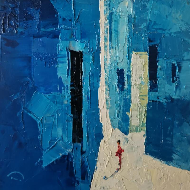 Painting 5 Minuts... by Tomàs | Painting Abstract Oil Life style, Society, Urban