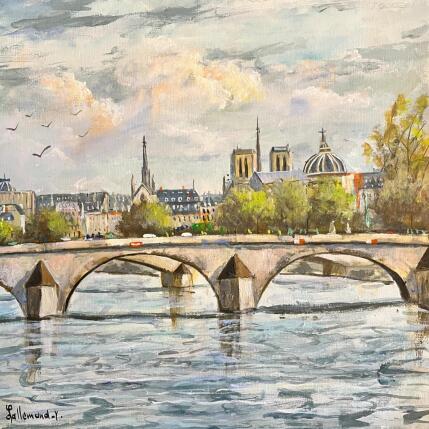 Painting Panorama de Paris by Lallemand Yves | Painting