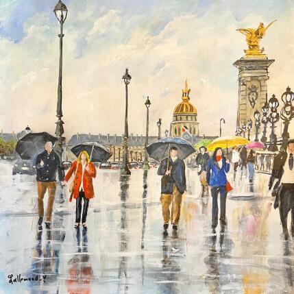 Painting Pont Alexandre III by Lallemand Yves | Painting