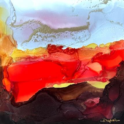 Gemälde Poesie florale 2392 von Depaire Silvia | Gemälde Abstrakt Acryl Landschaften, Minimalistisch