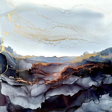Painting Poesie minerale 2359 by Depaire Silvia | Painting Abstract Acrylic Landscapes, Minimalist
