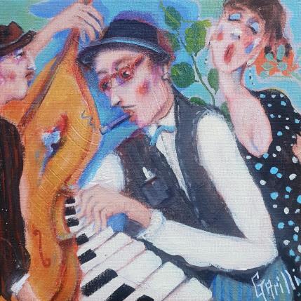 Painting Spring trio by Garilli Nicole | Painting Figurative Acrylic Life style, Pop icons