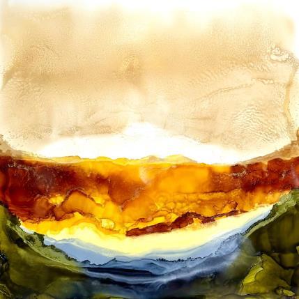 Painting Dune 2170 by Depaire Silvia | Painting Abstract Acrylic Landscapes, Minimalist