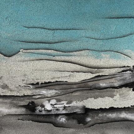 Painting Carré Ensablé 6 by CMalou | Painting Subject matter Sand Minimalist