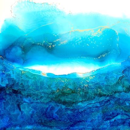 Painting Poesie marine 2173 by Depaire Silvia | Painting Abstract Acrylic Landscapes, Marine