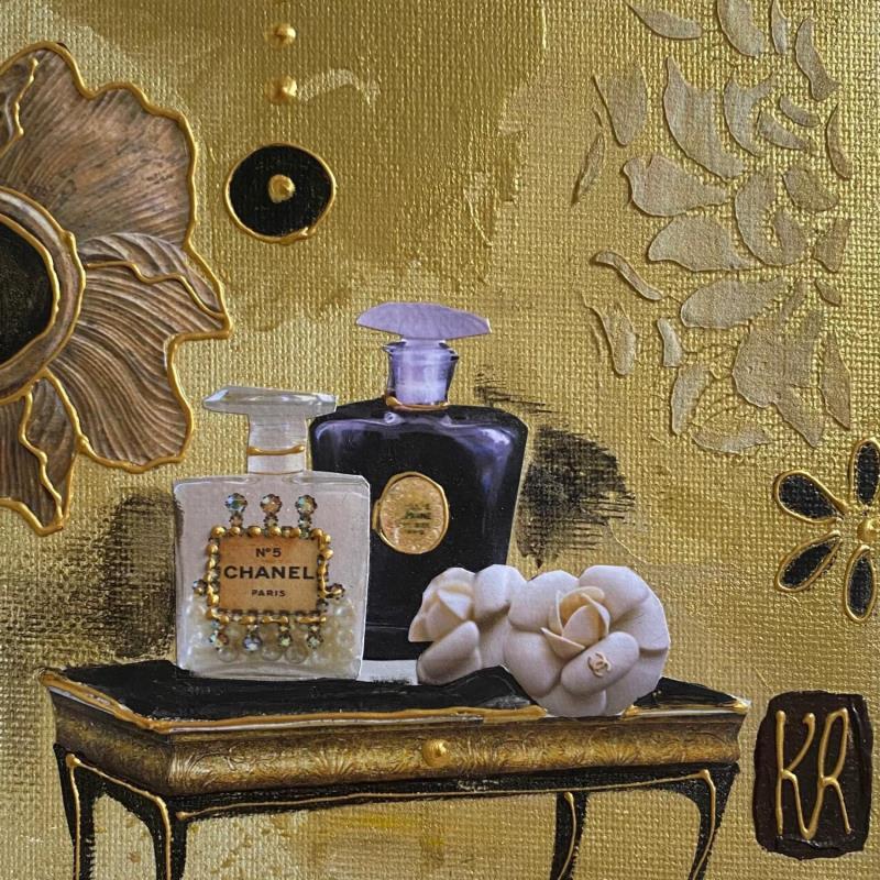 Painting Ma collection  by Romanelli Karine | Painting Figurative Acrylic, Gluing, Paper, Pastel, Posca Mode