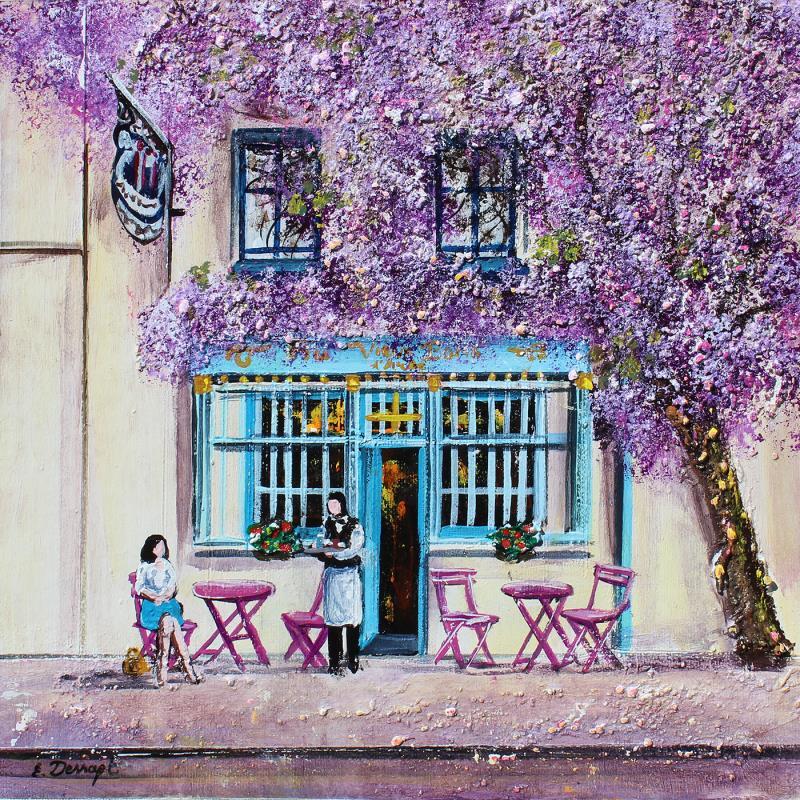 Painting Mon moment au vieux Paris by Dessapt Elika | Painting