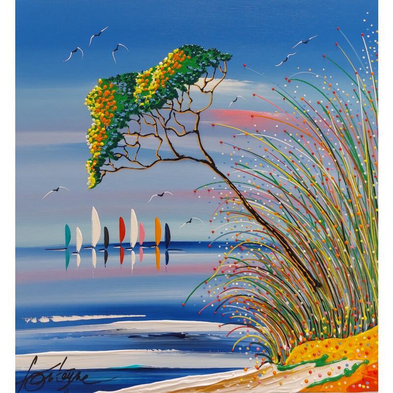 Painting Viens là , toi by Fonteyne David | Painting Figurative Acrylic