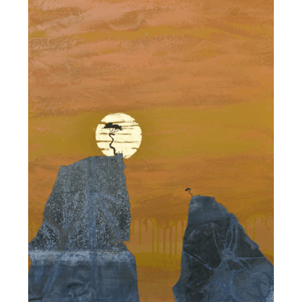 Painting Une chaleur enivrante by Lemonnier  | Painting Subject matter Acrylic, Zinc Landscapes