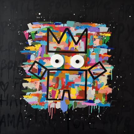 Painting WELCOME POTE by Mam | Painting Pop-art Acrylic Pop icons, Portrait, Society