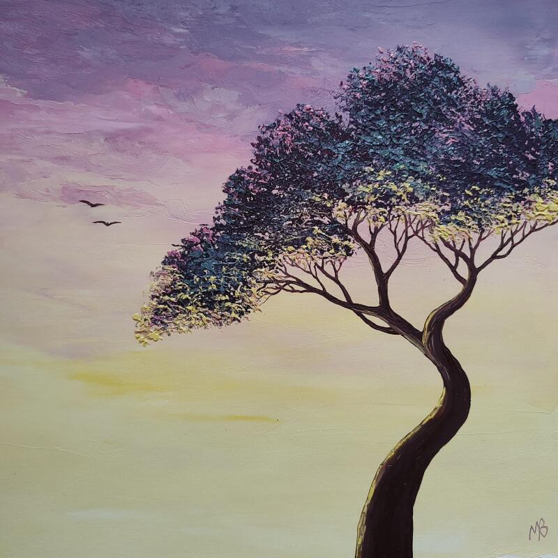 Painting Belle âme by Blandin Magali | Painting Figurative Landscapes Oil