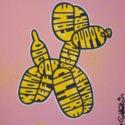 Painting J. Koons Dog by Cmon | Painting Pop-art Pop icons
