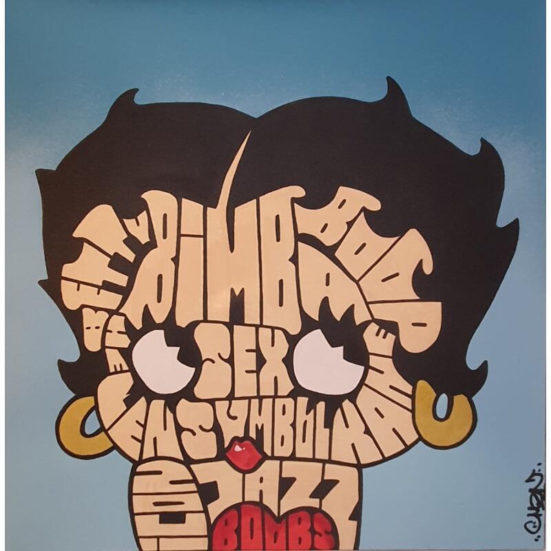 Painting Betty Boop by Cmon | Painting Pop-art Pop icons