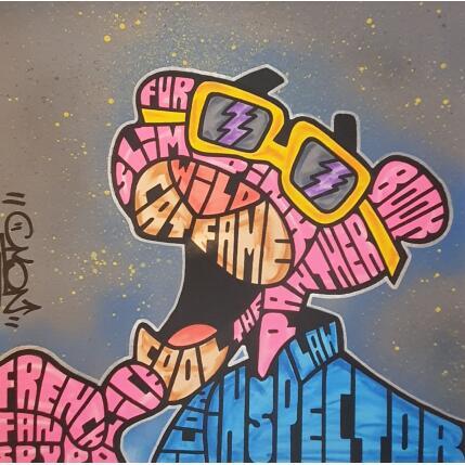 Painting Pink Panther 70's by Cmon | Painting Pop-art Pop icons